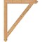 Ekena Millwork Traditional Arts & Crafts Smooth Bracket, Western Red Cedar, 3 1/2"W x 36"D x 44"H BKT04X36X44TRA03SWR - alternate 4